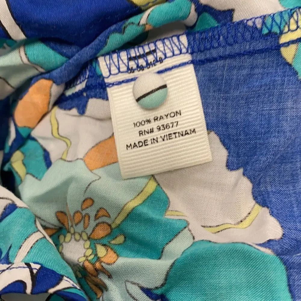 Stylus Rayon Floral Top sz. S - Picture 2 of 2